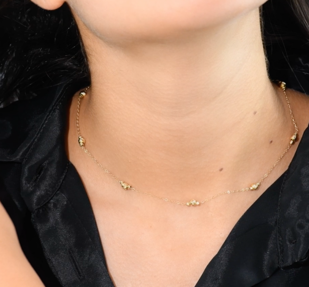 Collier en Or 18k - Grands Boules
