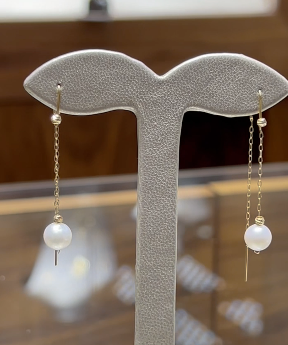 Boucles D'oreilles en Or 18k - Pierre johar Naturelle