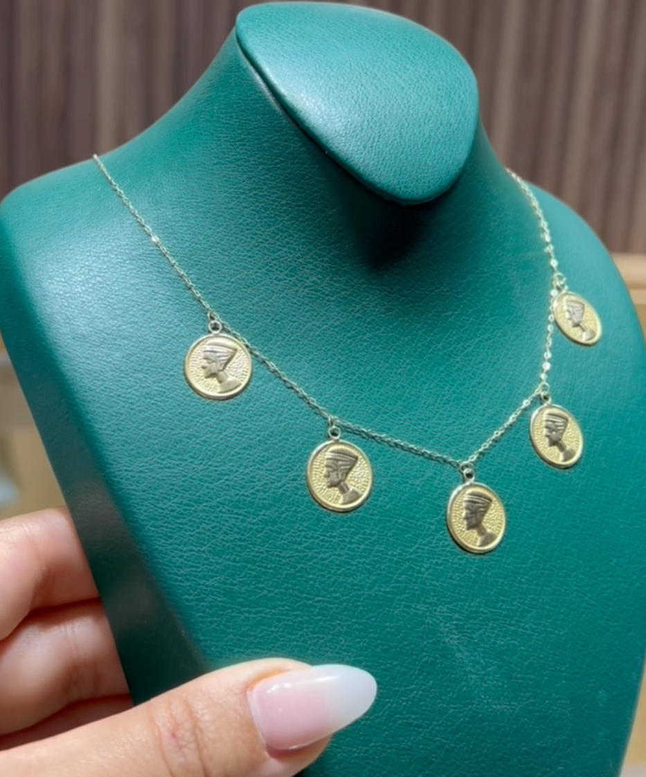Collier Néfertiti en Or 18k