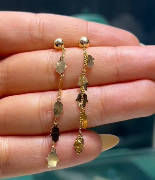 Boucles d’oreilles *khemisa* en Or 18 carats 😍