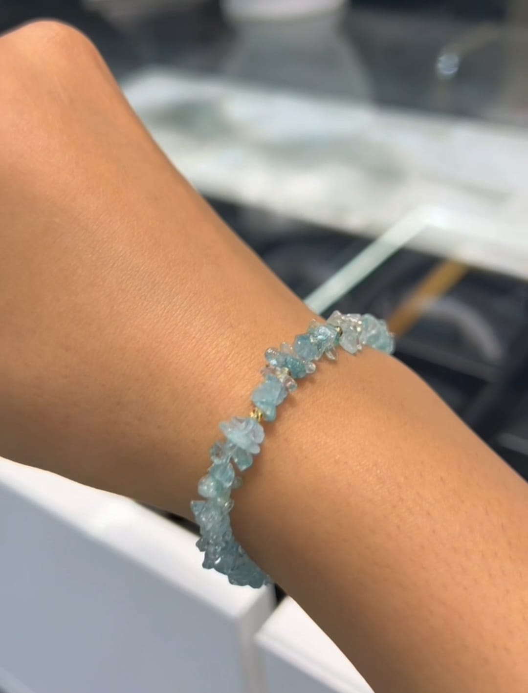 Bracelet en Pierres naturelles et or 18k